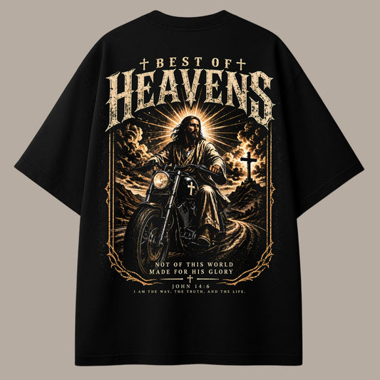 Jesus Biker T-Shirt Best of Heaven's
